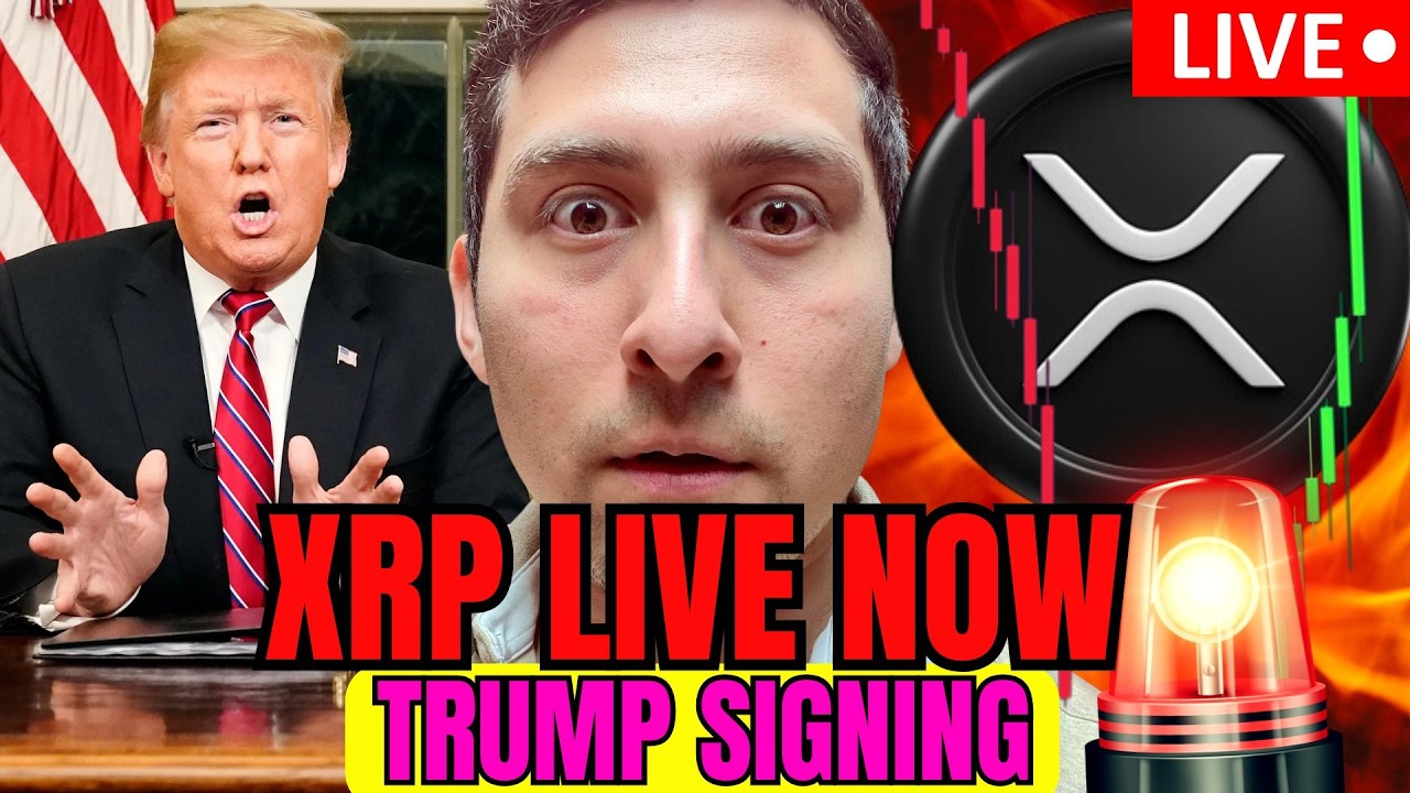 XRP WATCH! TRUMP SIGNING EOs LIVE NOW