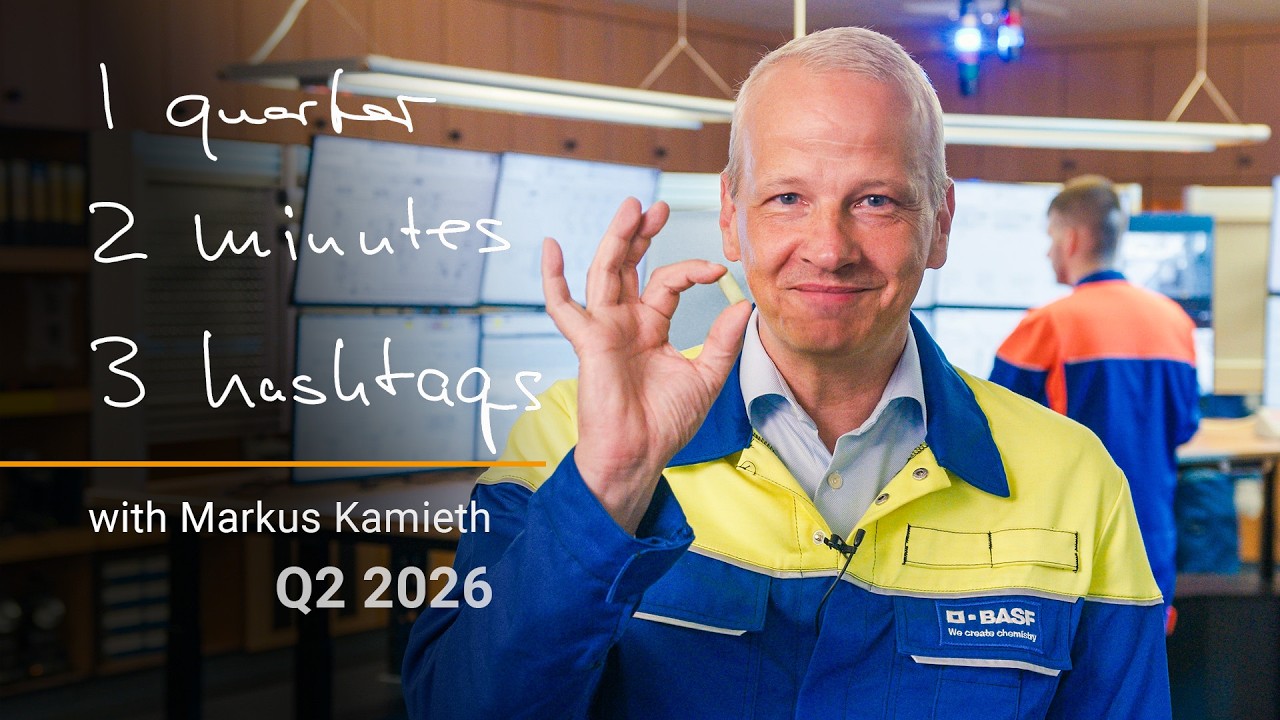 BASF CEO Markus Kamieth on Q2/2026 financial results