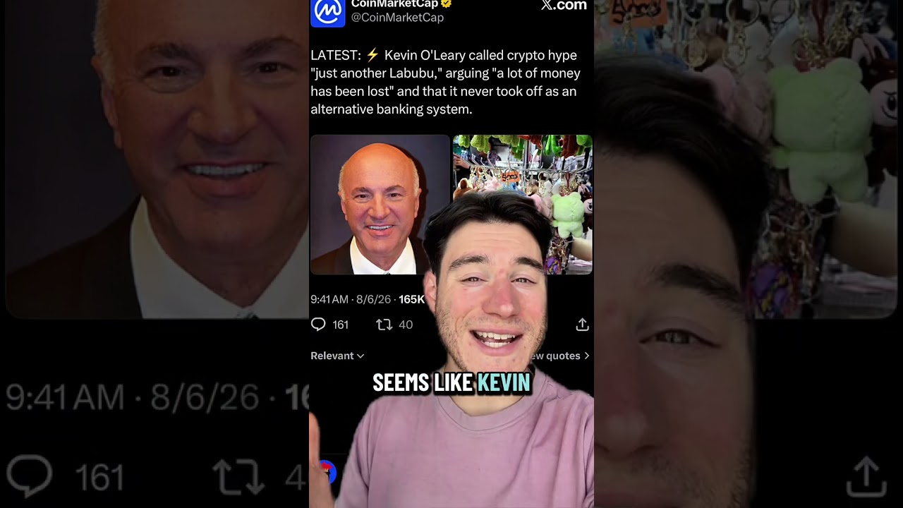 Kevin O'Leary calls crypto "just another Labubu"