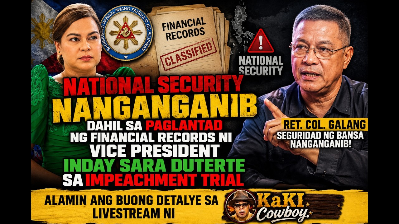 NATIONAL SECURITY NANGANGANIB?! Financial Records ni VP Sara, BAKIT ISINIWALAT sa Impeachment Trial?