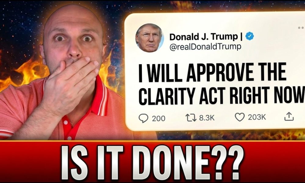 URGENT BREAKING!!!!!!!! CLARITY ACT APPROVED??? (XRP BOOM)