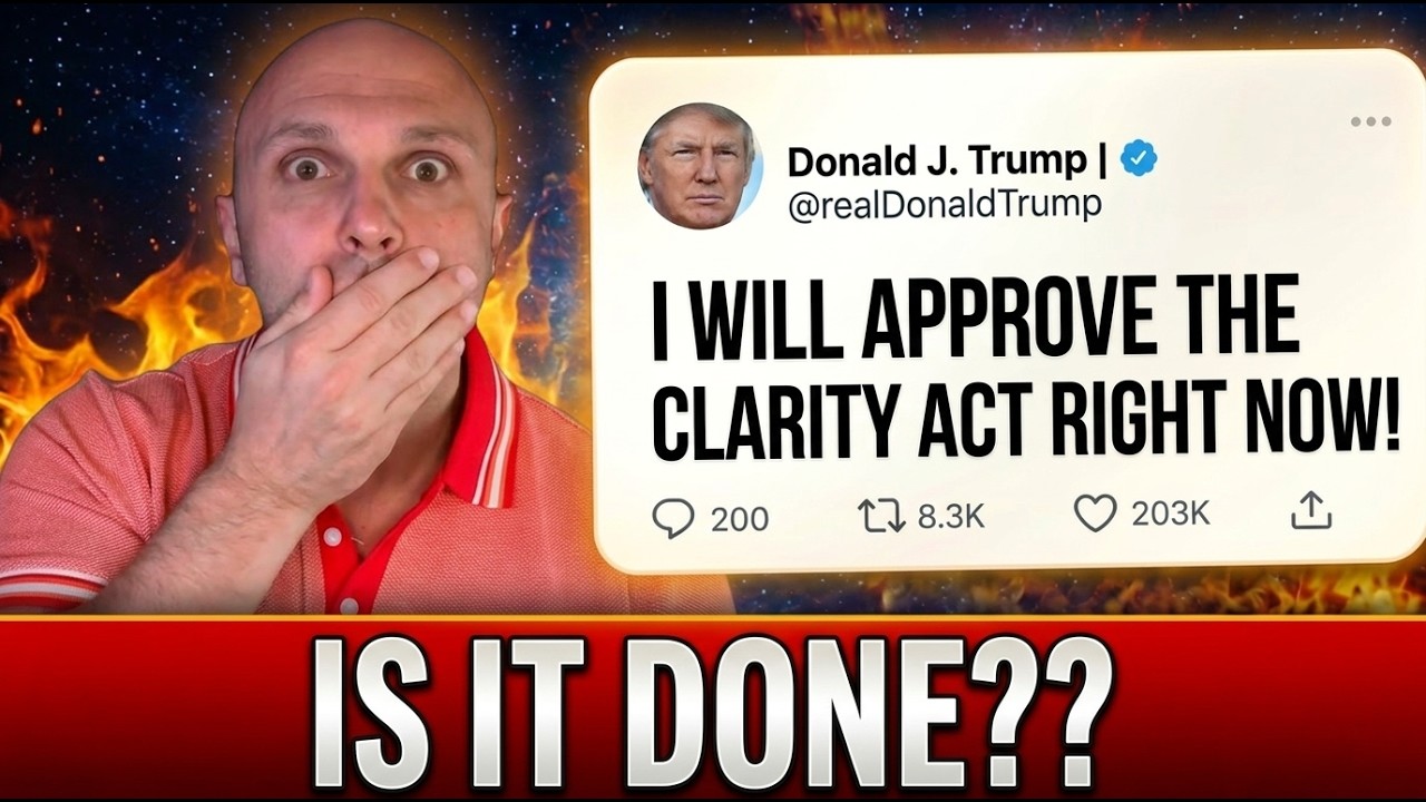 URGENT BREAKING!!!!!!!! CLARITY ACT APPROVED??? (XRP BOOM)