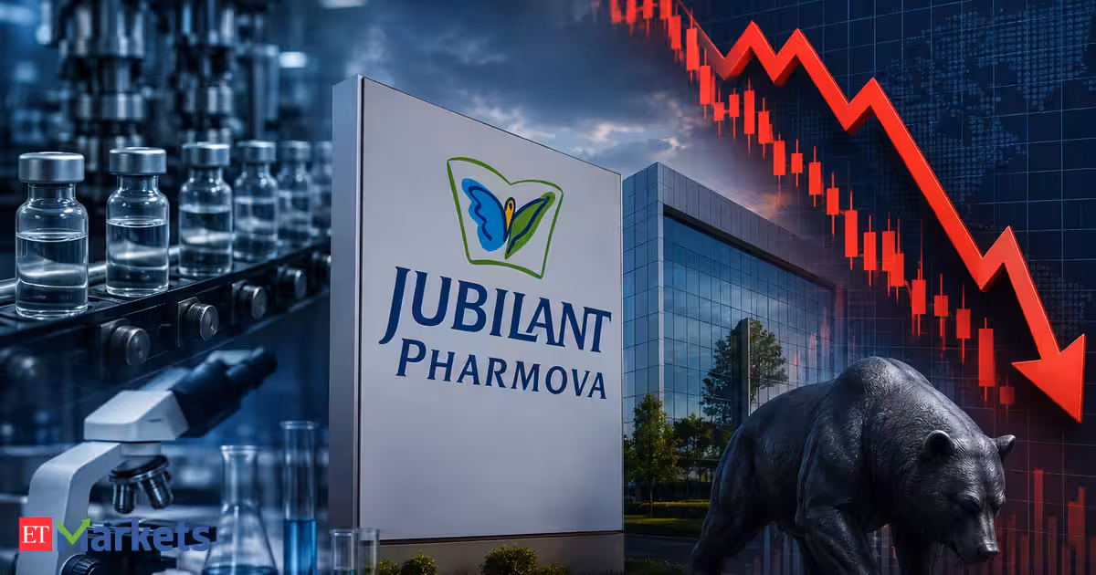 Jubilant Pharmova shares decline 6% after Q1 profits falls 45% YoY