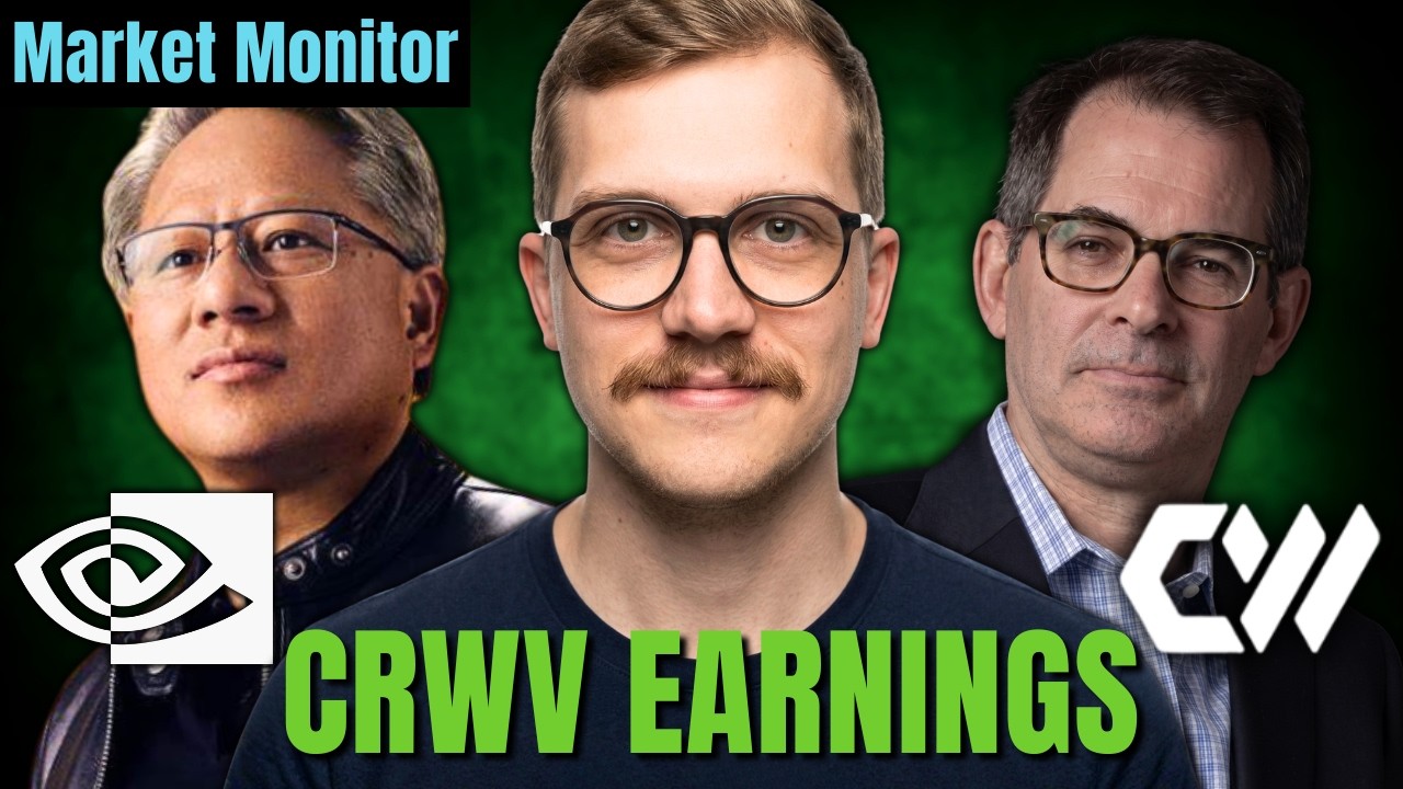 Coreweave Earnings LIVE, Nvidia $500b Financing | Market Monitor