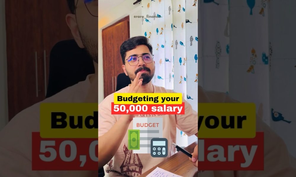 50000 Salary Plan | Budget your monthly income. #shorts #savings #investment #personalfinance #viral