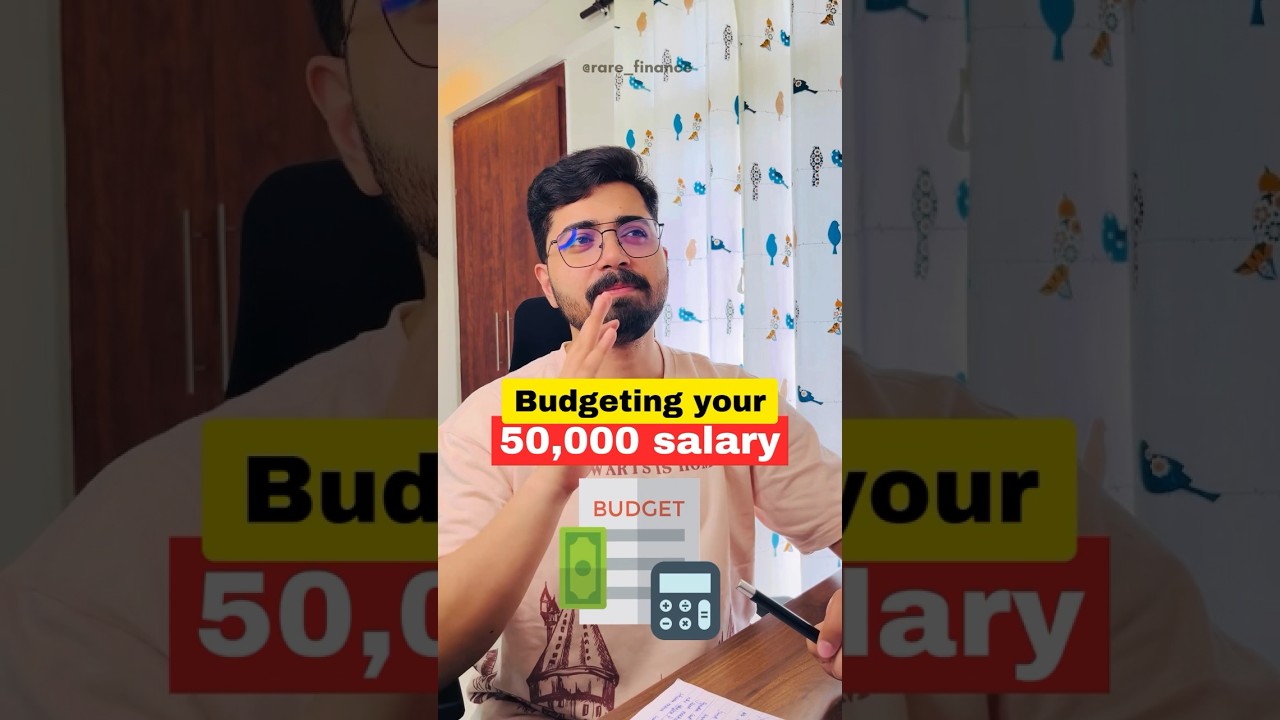 50000 Salary Plan | Budget your monthly income. #shorts #savings #investment #personalfinance #viral