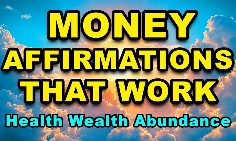 Money Affirmations That Work | Affirmations for Positive Thinking | Positive Affirmations, Wealth