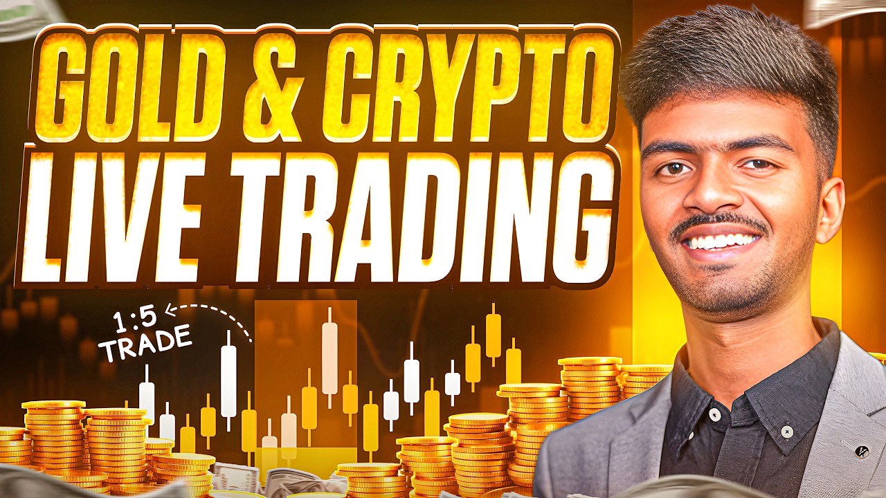Live Analysis Gold, Bitcoin & Ethereum | Live Trading Crypto And Nifty Live 10 August