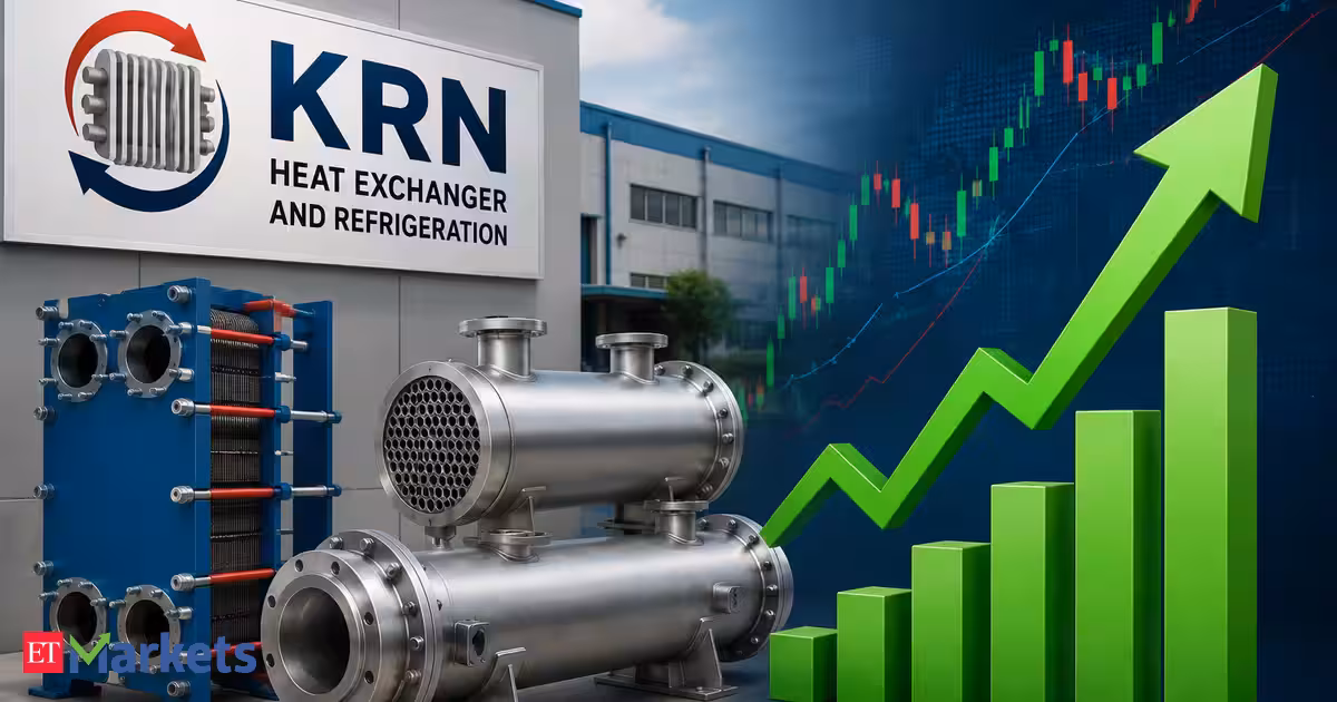 KRN Heat Exchanger shares hit 5% upper circuit as Q1 net profit more than doubles