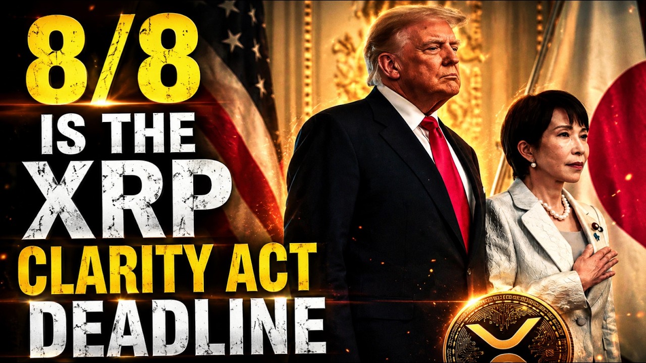 "XRP IS WAITING FOR THE CLARITY ACT" | JAPAN FIRED A WARNING SHOT & TRUMP SAVES ECONOMY... FOR NOW