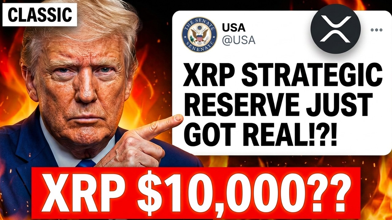 TRUMP: USA XRP STRATEGIC RERSERVE DEAL!?!? (XRP $10,000 = REAL??)