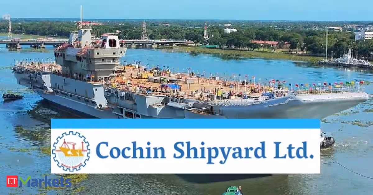 Cochin Shipyard Q1 Results: Profit falls 19% YoY to Rs 151 crore, revenue up marginally