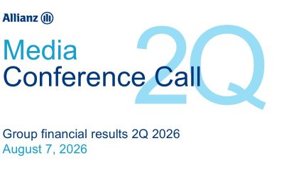 Allianz Financial Results 2Q 2026: Media Call