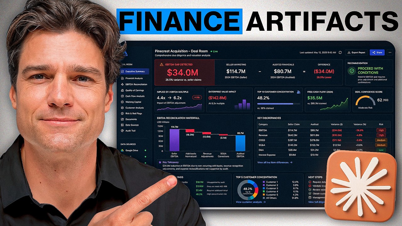 How to Use Claude Artifacts For Finance Like a Pro (Full Tutorial)