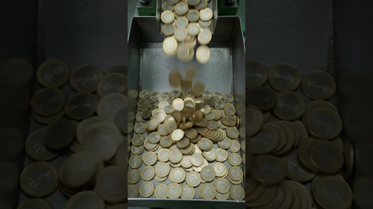 factory me 10 ke coin kishi bante hai money factory # money #mymoney #moneyspinner #simplemoney