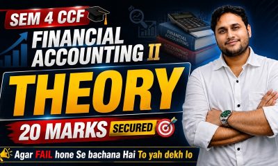 Theory One Shot 20 Marks  | Financial Accounting II | Sem 4 CCF Bcom University of Calcutta