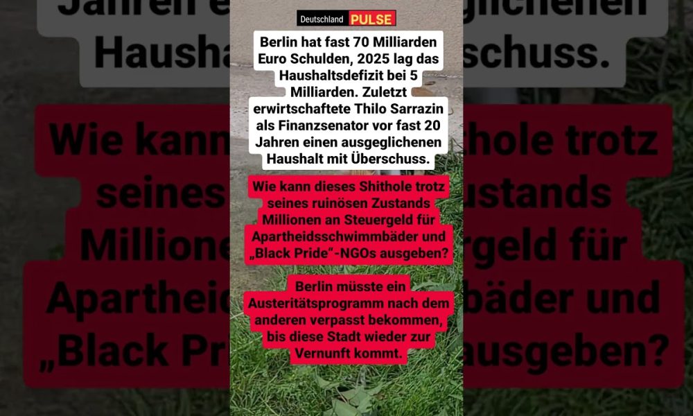 Berlins finanzieller Wahnsinn #deutschland #geldpolitik #klimapolitik