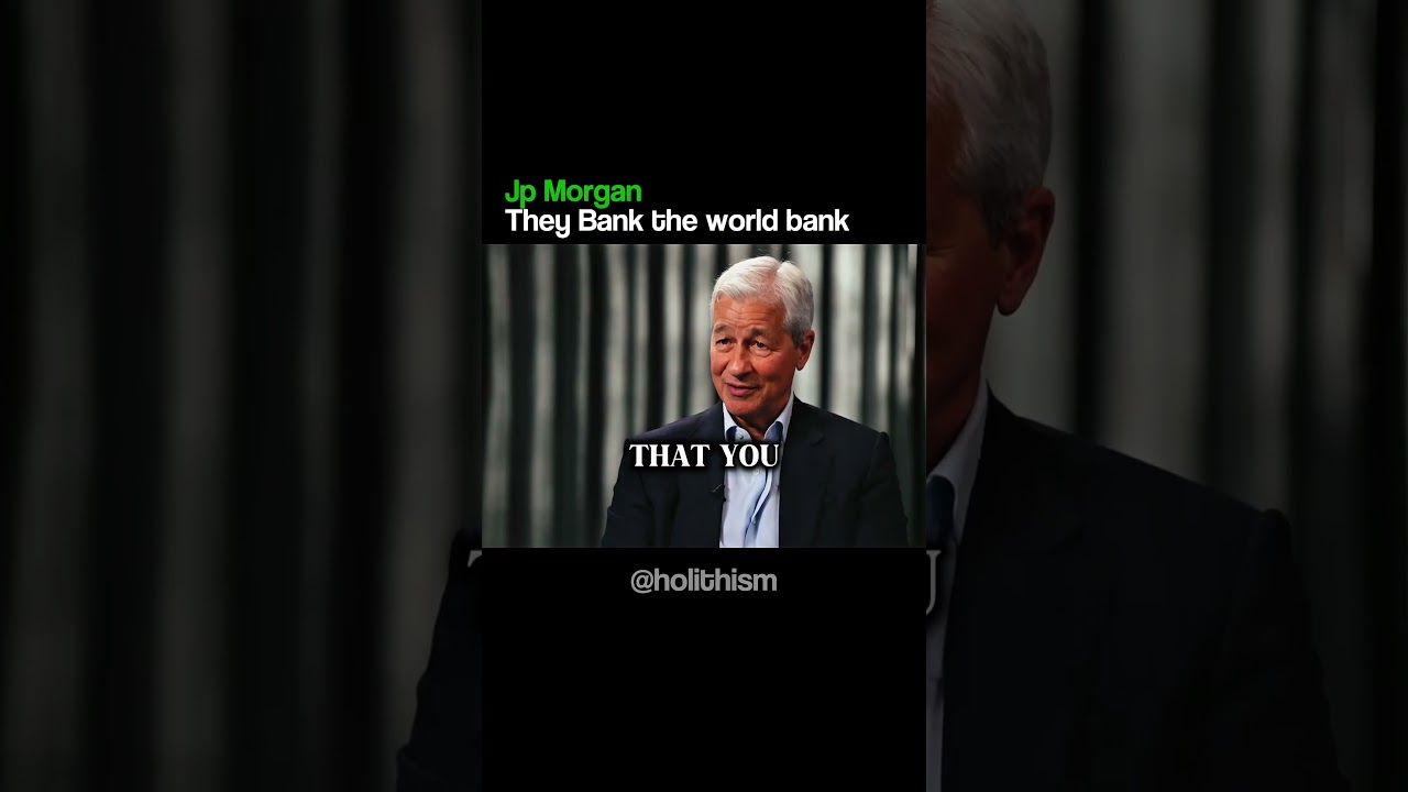 “We Bank the world bank” | Jp Morgan #podcast #finance #banking #shorts #money