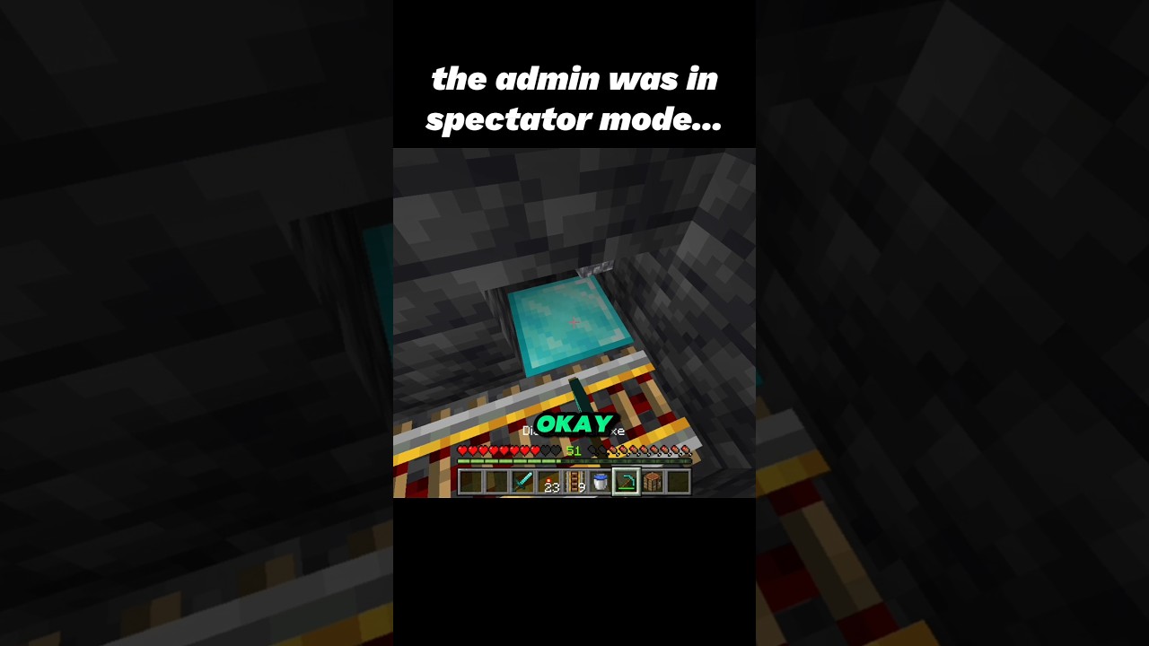 the admin was in spectator mode!!