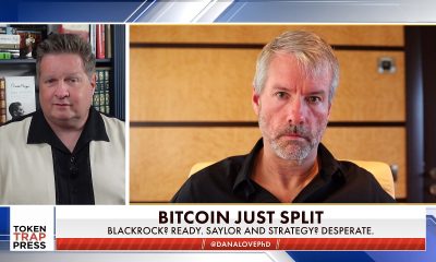 Bitcoin Just Split. BlackRock Priced It In. Michael Saylor Denies It Happened.