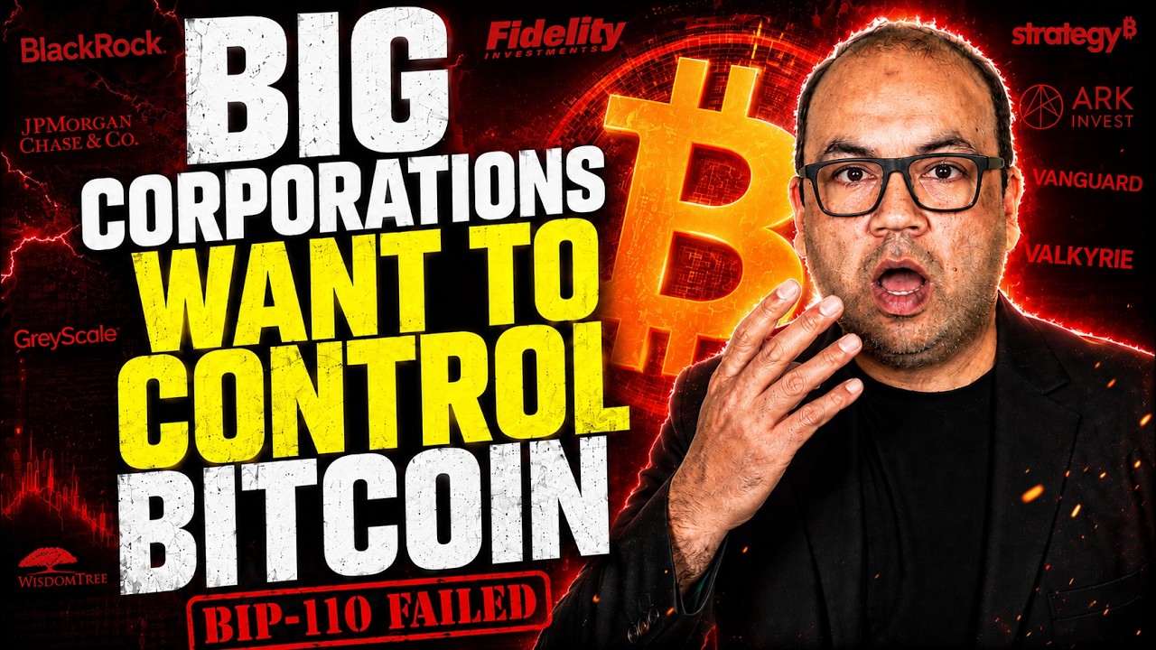 BIG CORPORATIONS WANT TO CONTROL BITCOIN.