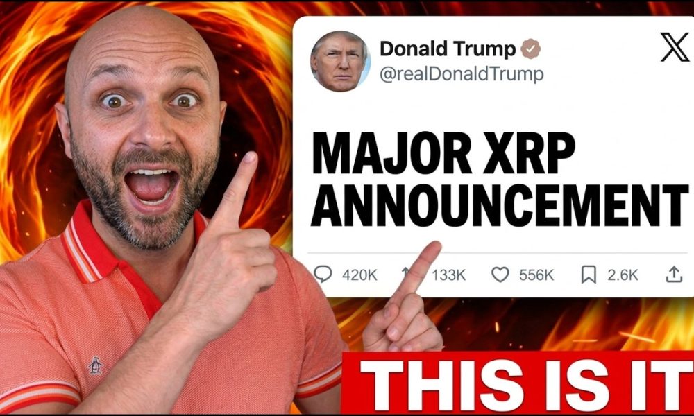 MASSIVE XRP ANNOUNCEMENT. (THIS IS IT)