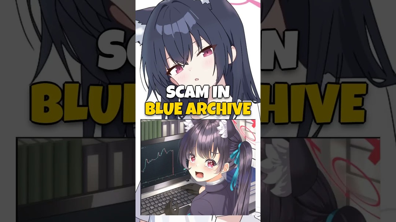Crypto Scam In Blue Archive #bluearchive #serika #crypto #scam #ayane #abydos #shiroko