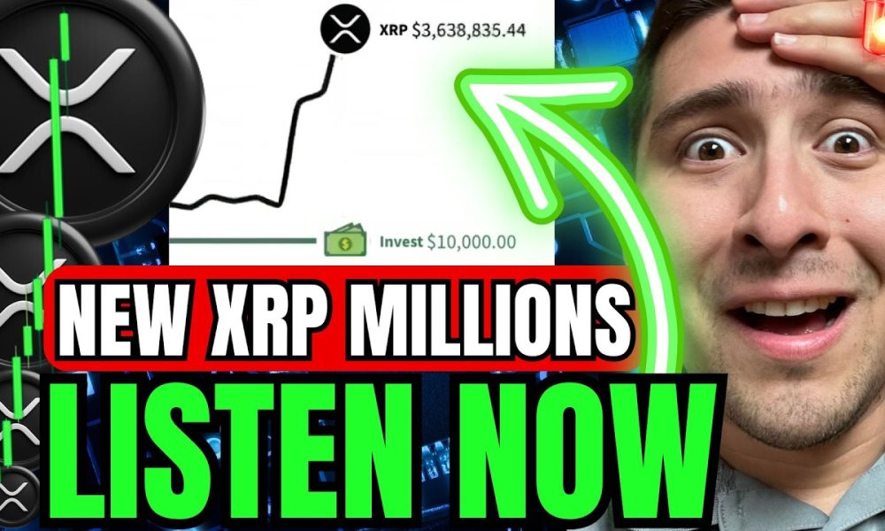 XRP OWNERS I GOT XRP MILLIONAIRE NEWS! do it before this happens