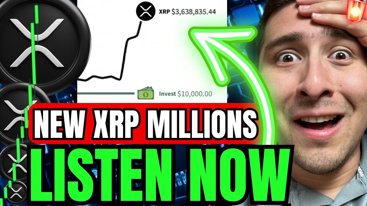 XRP OWNERS I GOT XRP MILLIONAIRE NEWS! do it before this happens