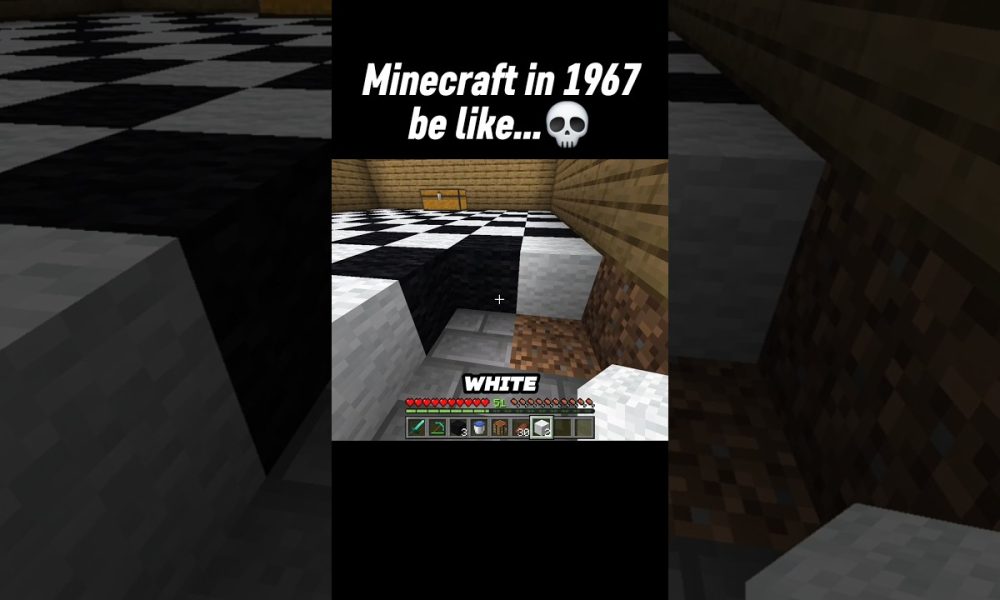 Minecraft in 1967 be like!!