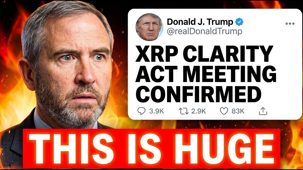XRP CLARITY ACT WHITE HOUSE MEETING CONFIRMED!!??!