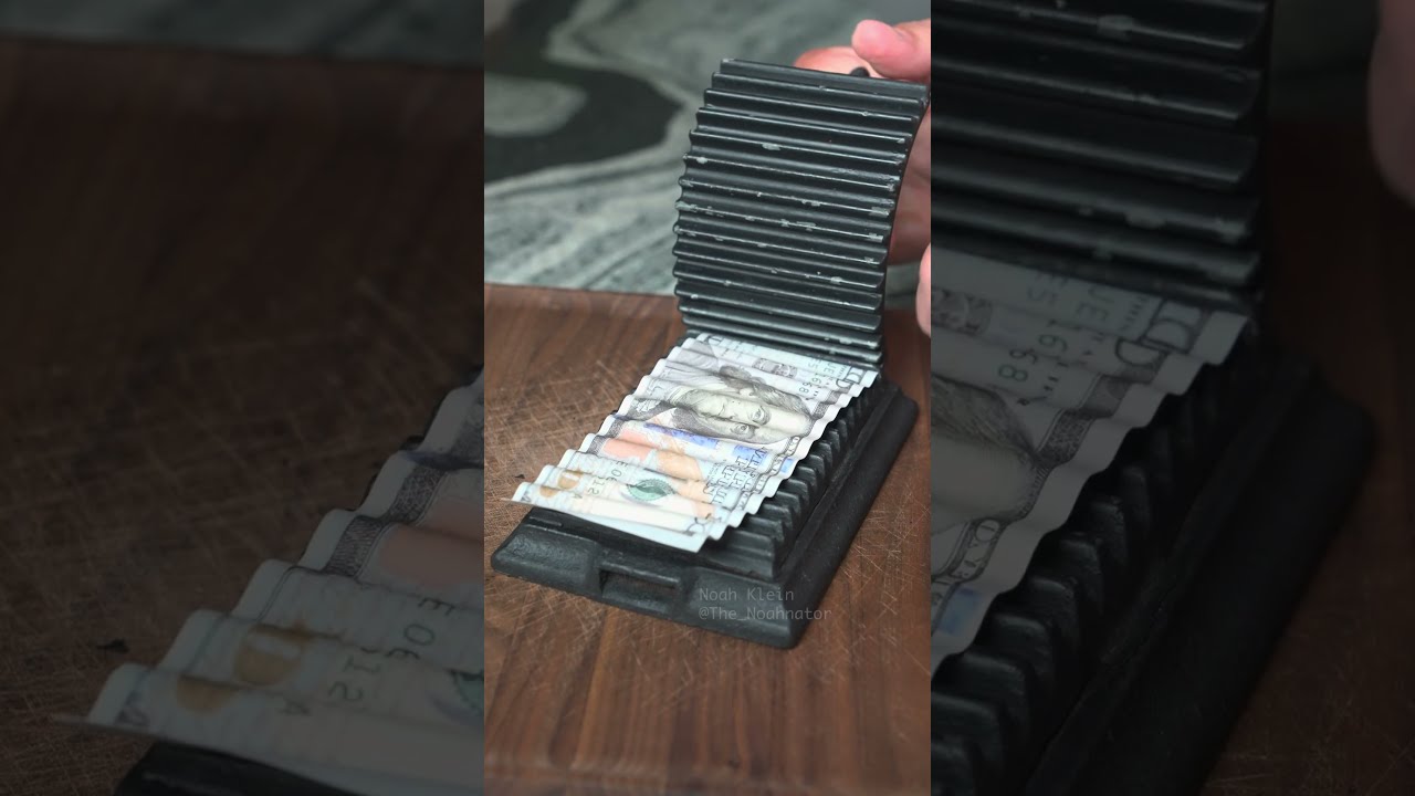 How compound interest works #asmr #money #satisfying