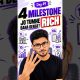 Day 49 : 4 Money Milestones You MUST Hit to Become Rich | Financial freedom in 100 days
