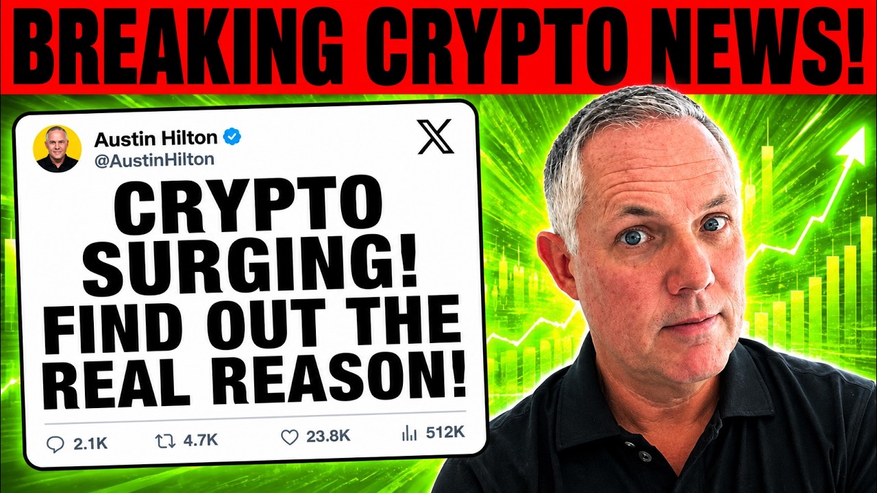 Crypto Surging! The Reasons Explained! Breaking Crypto News Today!
