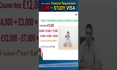 Learn How to meet the financial requirement for UK student Visa in an easy way with bank statement