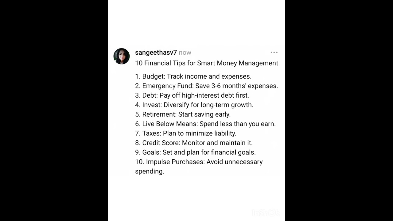 Financial tips for money management #shorts #moneymanagement #businessideas