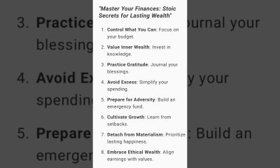 Unlock Financial Success: Stoic Principles You Need to Know #Stoicism#FinancialSuccess#WealthMindset
