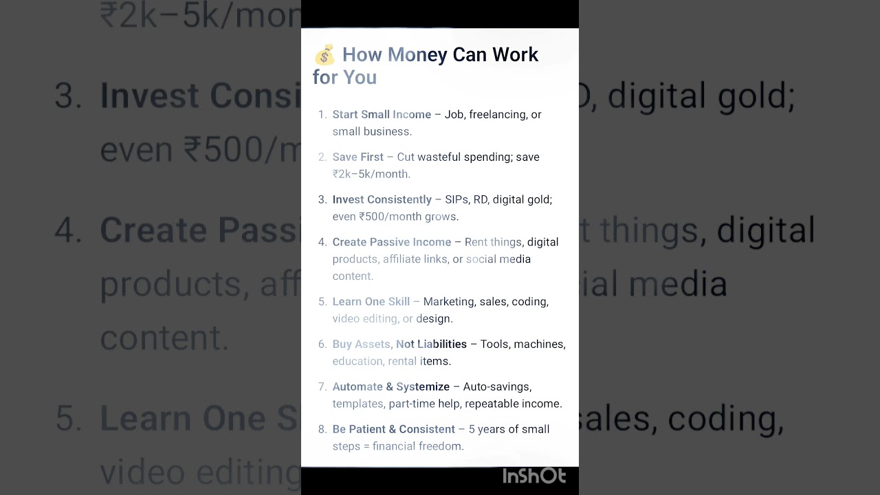 Money Secrets: How to Make Your Money Work for You | Financial Freedom Made #money #shorts