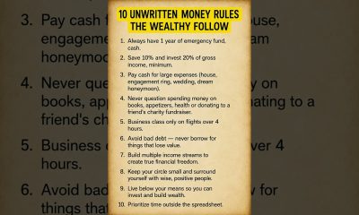 10 Unwritten Money Rules The Wealthy Follow | Financial Wisdom#Success #Motivation #Shorts