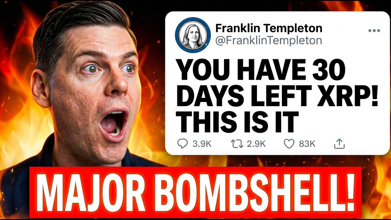 WE HAVE 30 DAYS XRP!!!! FRANKLIN TEMPLETON XRP BOMBSHELL!