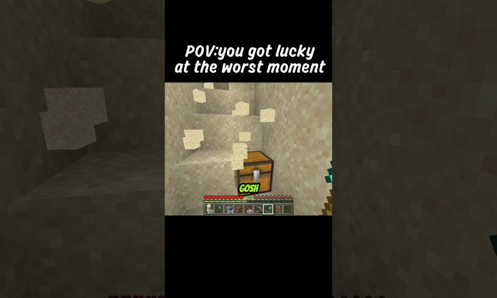 Pov:you got lucky at the worst moment!!