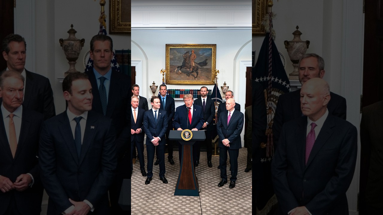 Trump Tells Congress to Pass Crypto Bill Alongside Tech CEOs