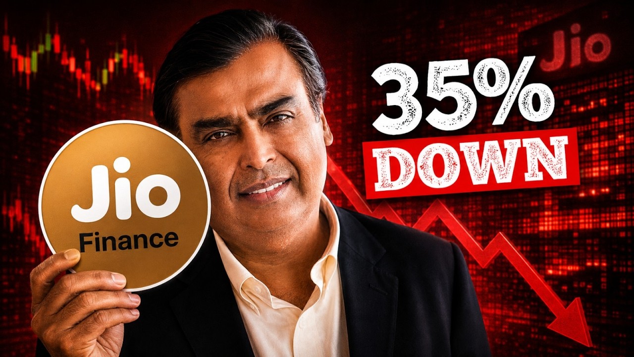 Jio Financial Stock Down by 35% | Should you Buy or Not? | Sanjay Kathuria