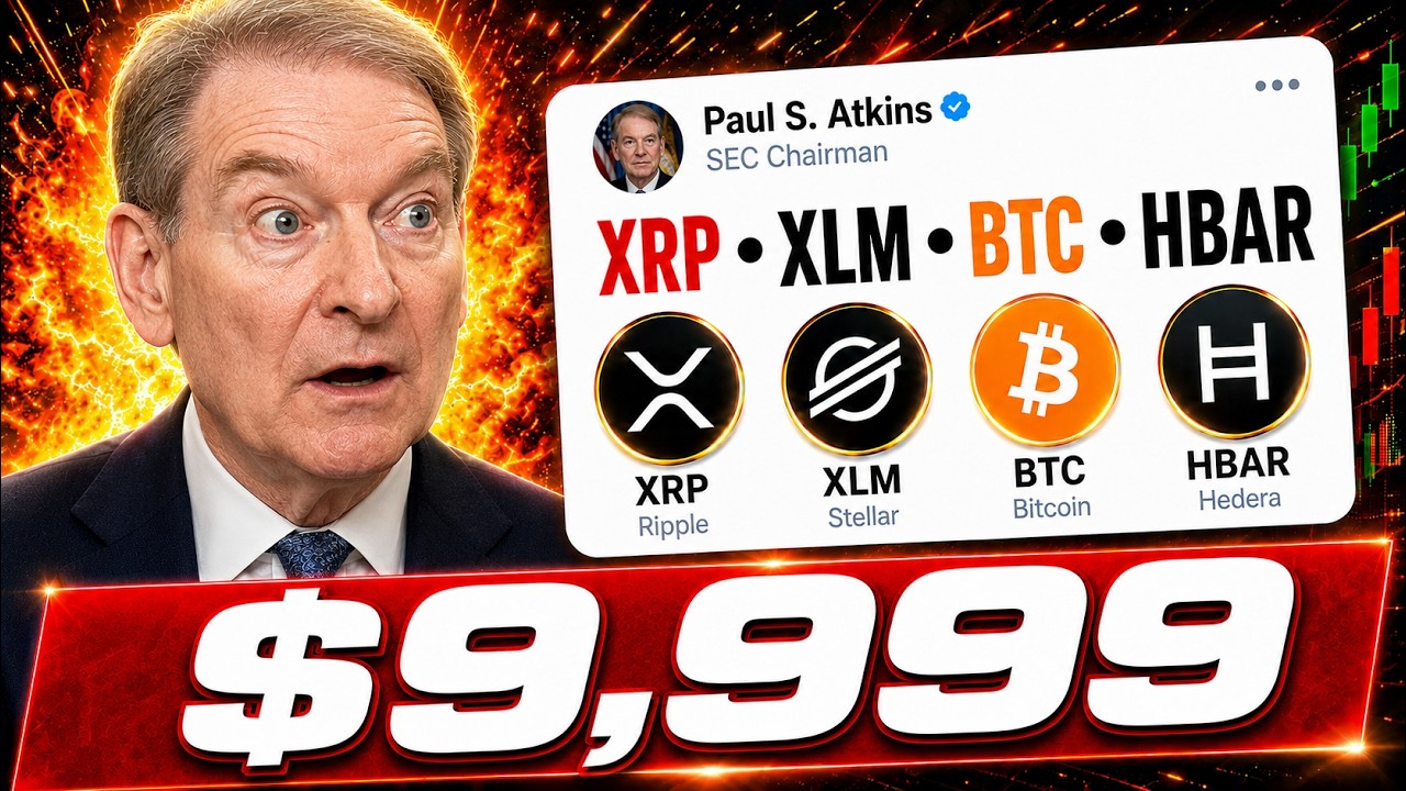 THE SEC JUST DROPPED A $9,999 XRP BOMBSHELL!? If You Own 1 XRP, XLM, BTC Or HBAR - GET READY