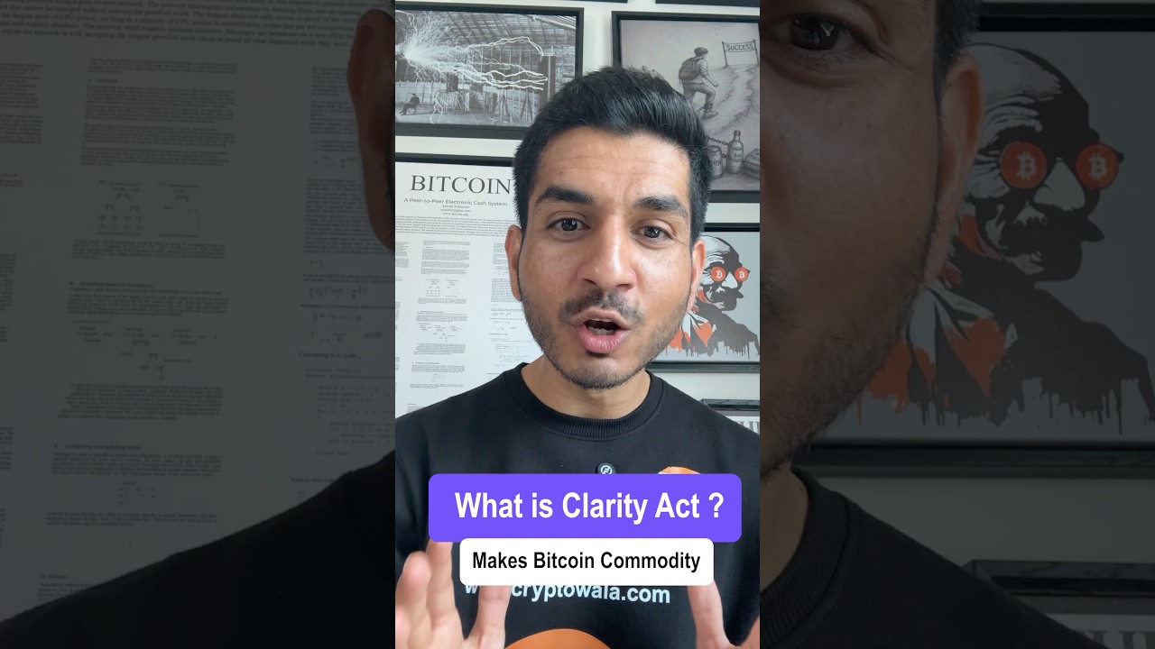 What is Clarity Act ? (Makes Bitcoin Commodity)