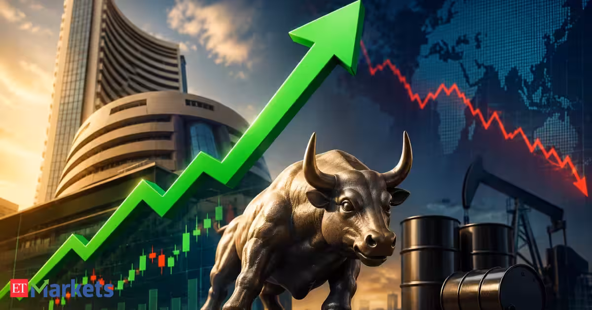 Sensex rises over 300 points; Nifty above 24,350 as oil prices slide. What lies ahead?