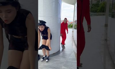 Money Heist vs Police 62 #moneyheist #parkour #police #escape #shorts #cpider98