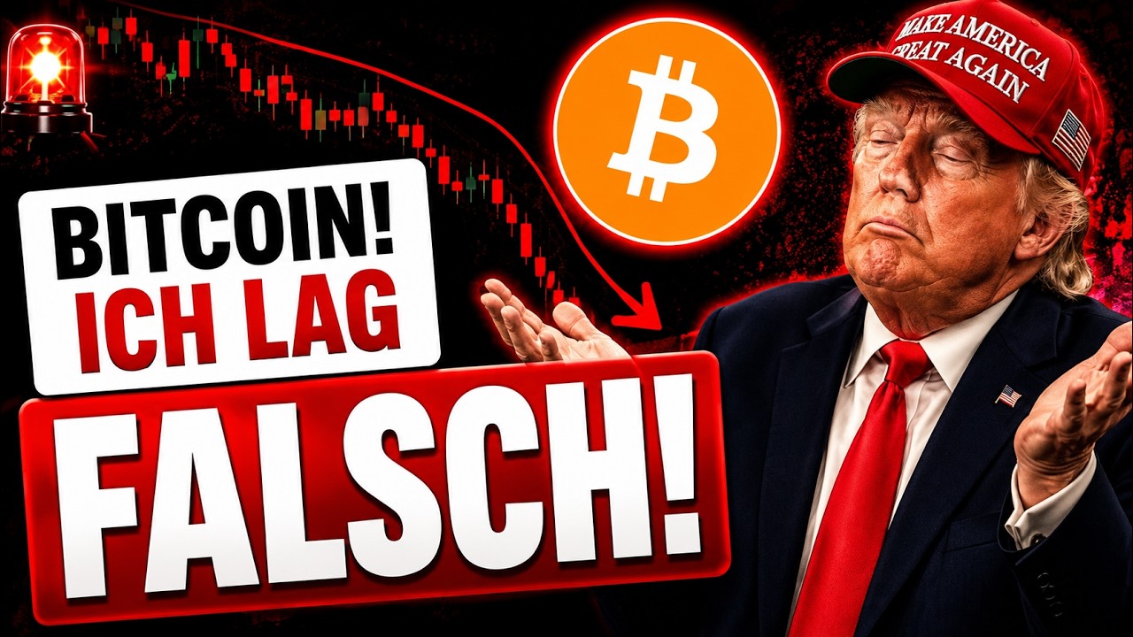 Bitcoin! Ich lag falsch! Das mache ich jetzt!