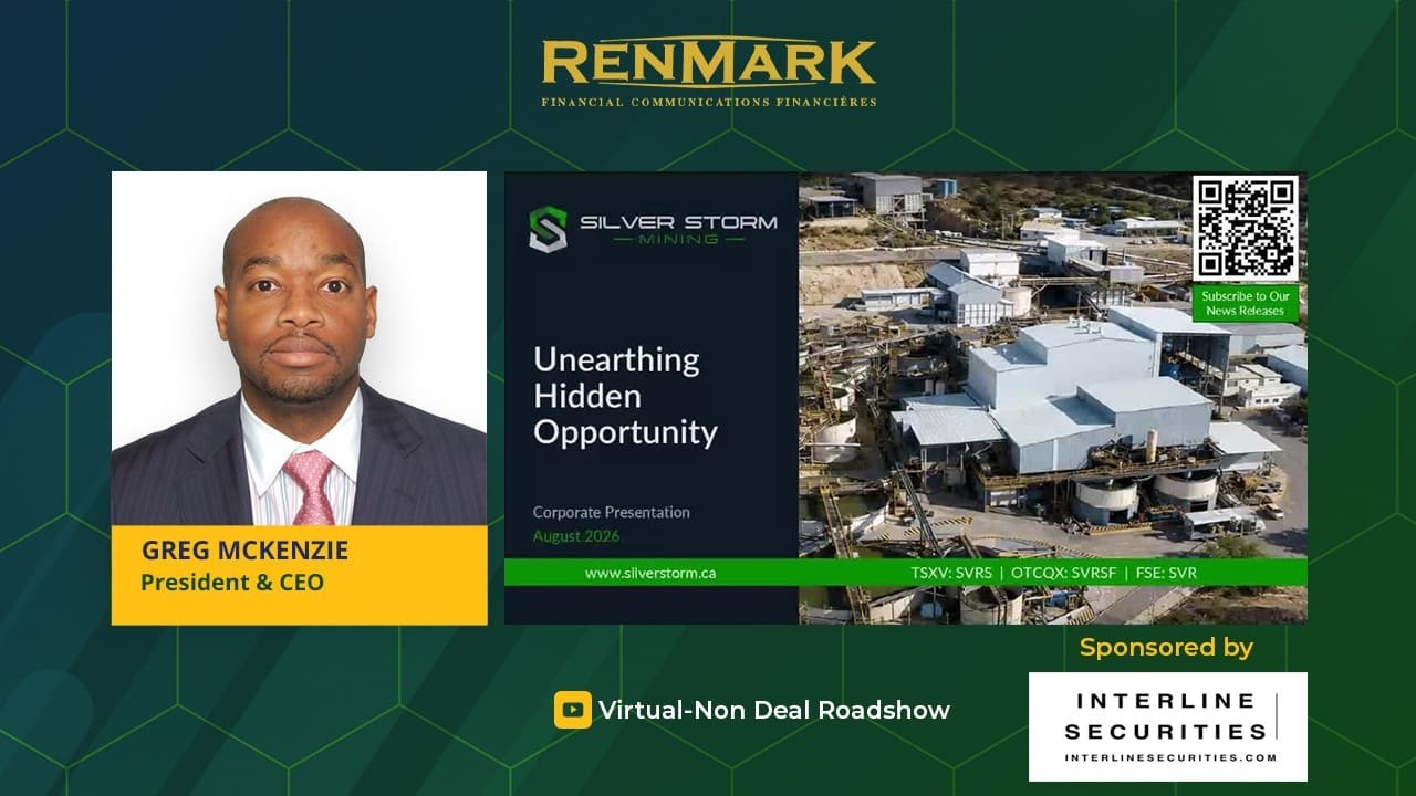 Silver Storm Mining Ltd. (TSX-V: SVRS) (OTCQX: SVRSF) | VNDR | Renmark Financial Communications