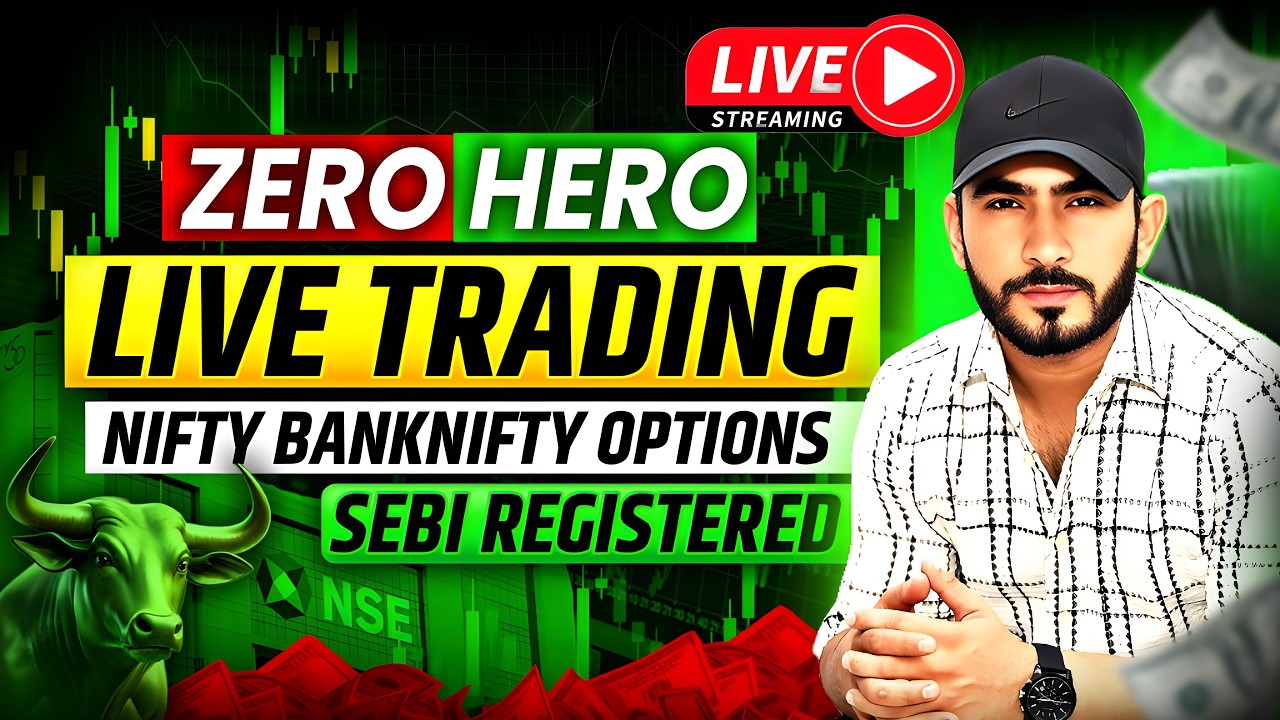 Expiry Hero Zero Trade Nifty SENSEX | Live Trading | Banknifty Analysis | 27-August | #livetrading